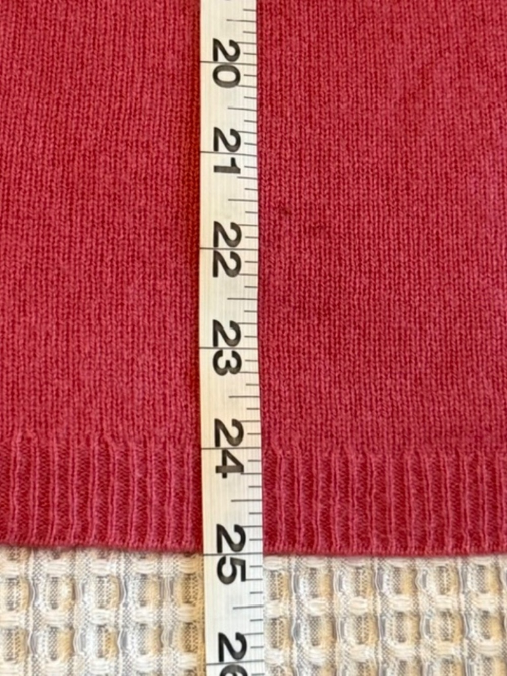Tahari Raspberry Pink Cashmere Sweater, Small - Picture 5 of 5